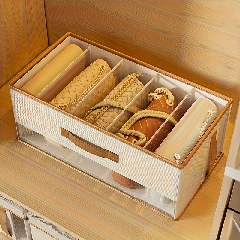 Cabinet Handle Pull - Großer 5-Schubladen-Organizer, Aufbewahrungsbox aus Vliesstoff mit