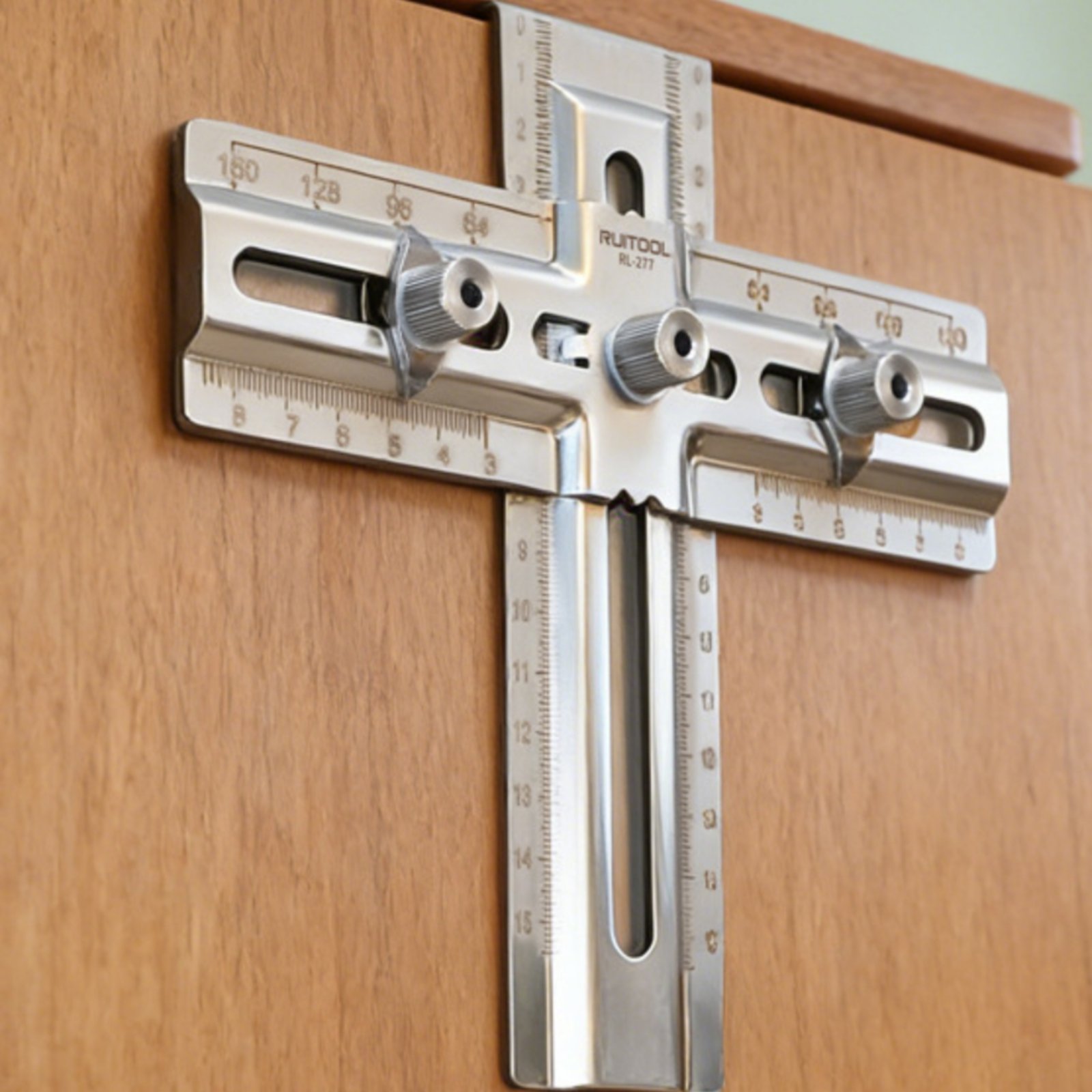Cabinet Handle Pull - Edelstahl-Bohrlehre für Schubladengriffe – Langlebiger Bohrschablonen-Schablonenlehre