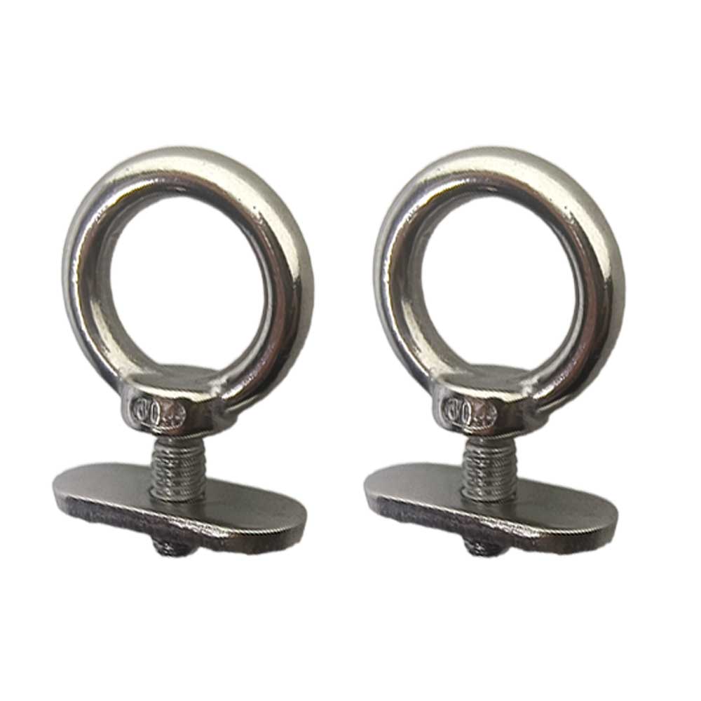 Deck Screw Stainless - 2/4 Stück verstellbarer Kajak-Schienenmontage-Schiebeblock aus Edelstahl