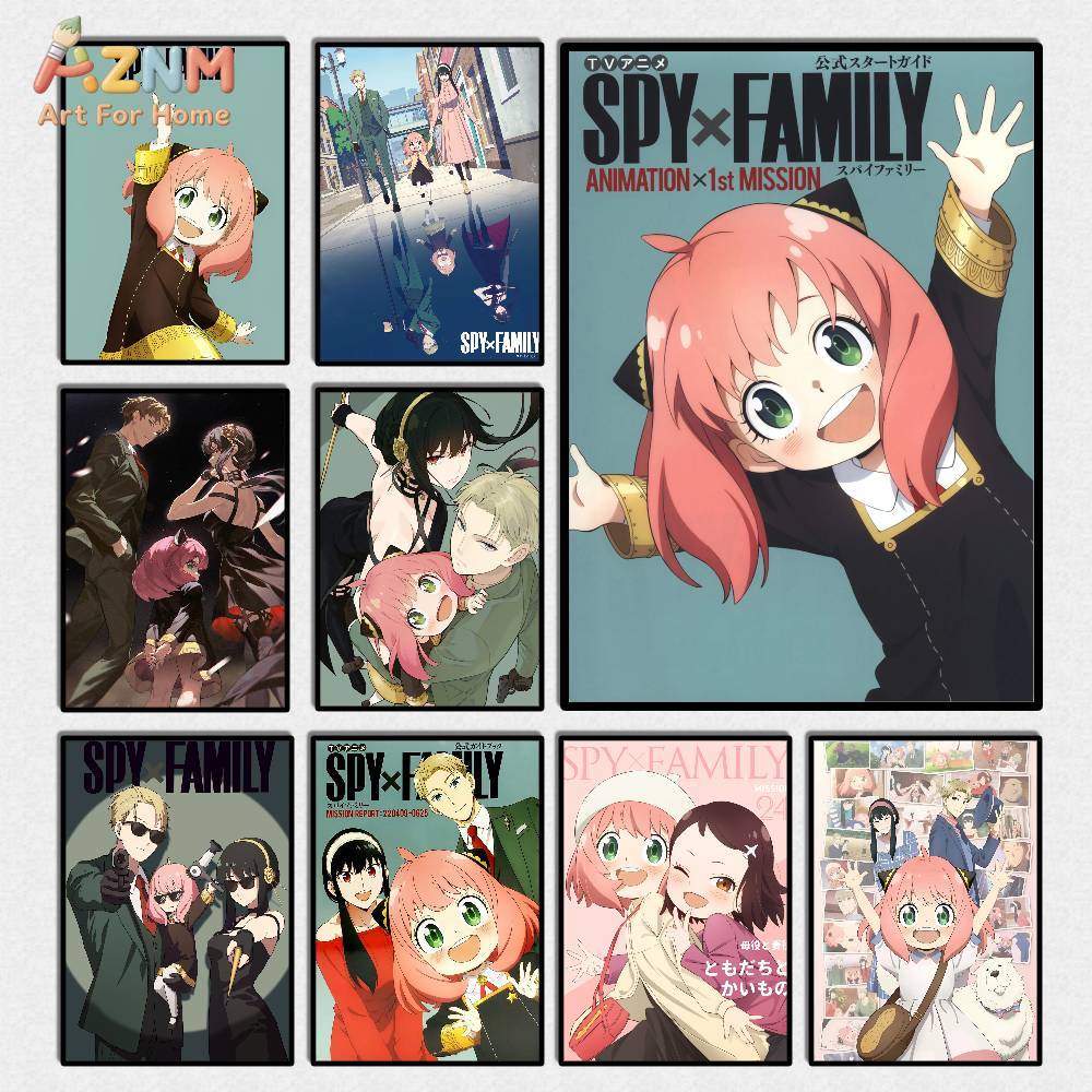 Home Improvement Kids - AZNM Spy x Family Anime Leinwand-Wandkunstdruck,