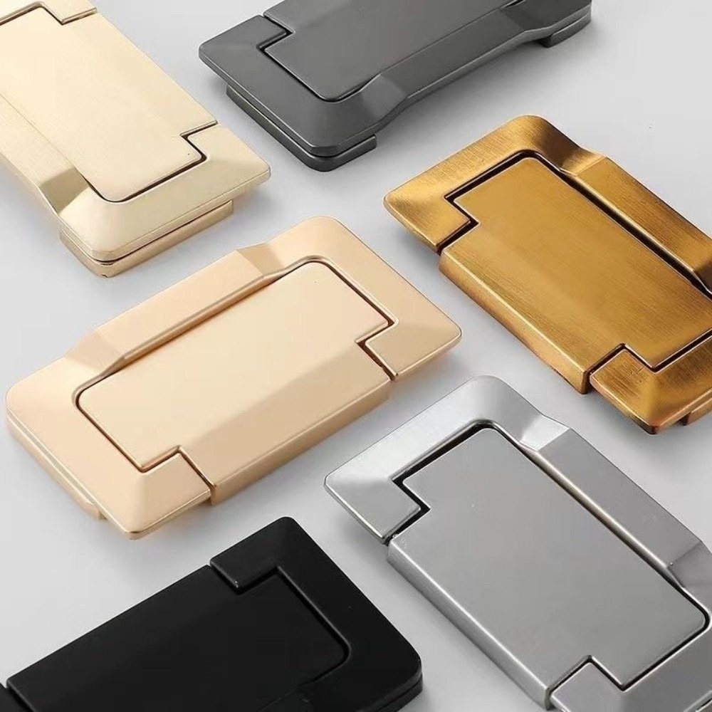 Cabinet Handle Pull - Zinklegierung Verdeckter Schrankgriff Ohne Bohren Langlebiger