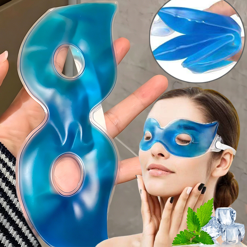 Home Improvement Supplies - 5-teilige Sommer-Gel-Kühlmaske zur Linderung von Augenermüdung,