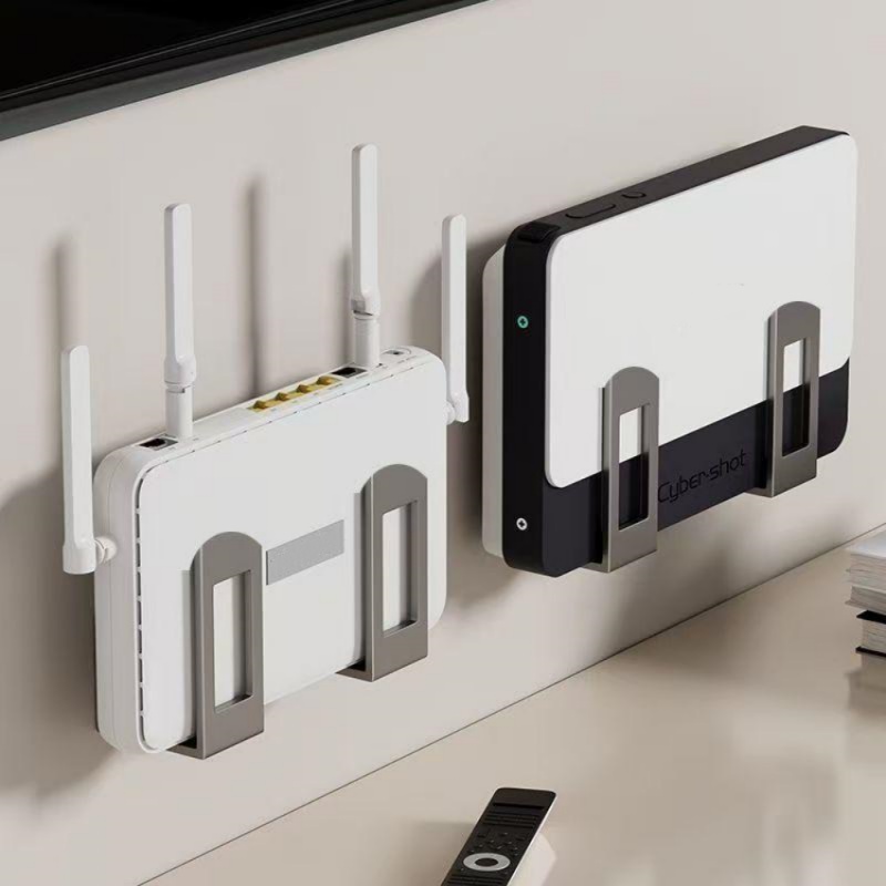 Home Improvement House - 2er-Set WLAN-Router-Aufbewahrungsbox für Zuhause, Wandhalterung für