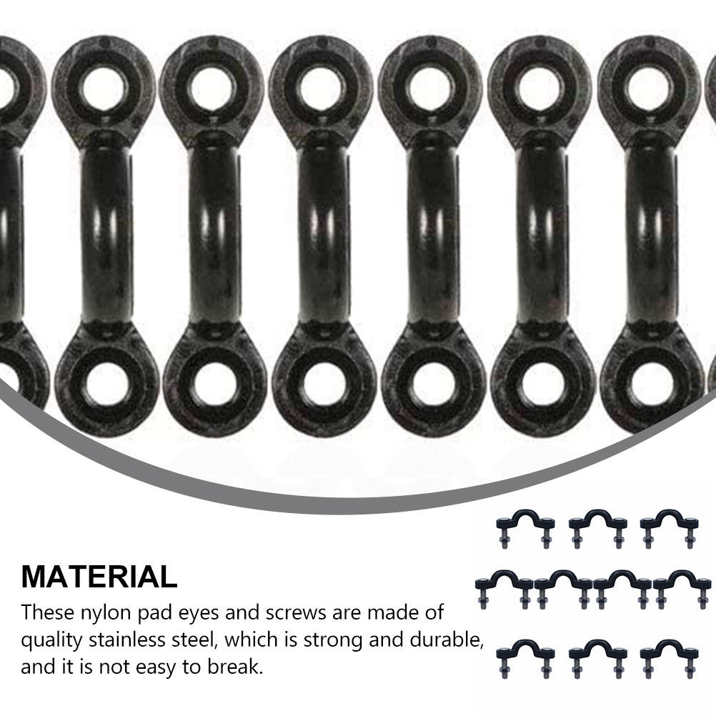 50 Stück robuste Nylon-Pad-Eye – Deck Screw Stainless Bewertung und Preis