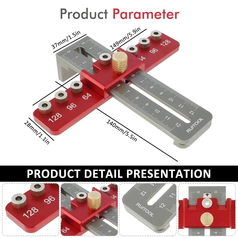 Bohrlehre-Positionierer-Schabl – Cabinet Handle Pull Bewertung und Preis