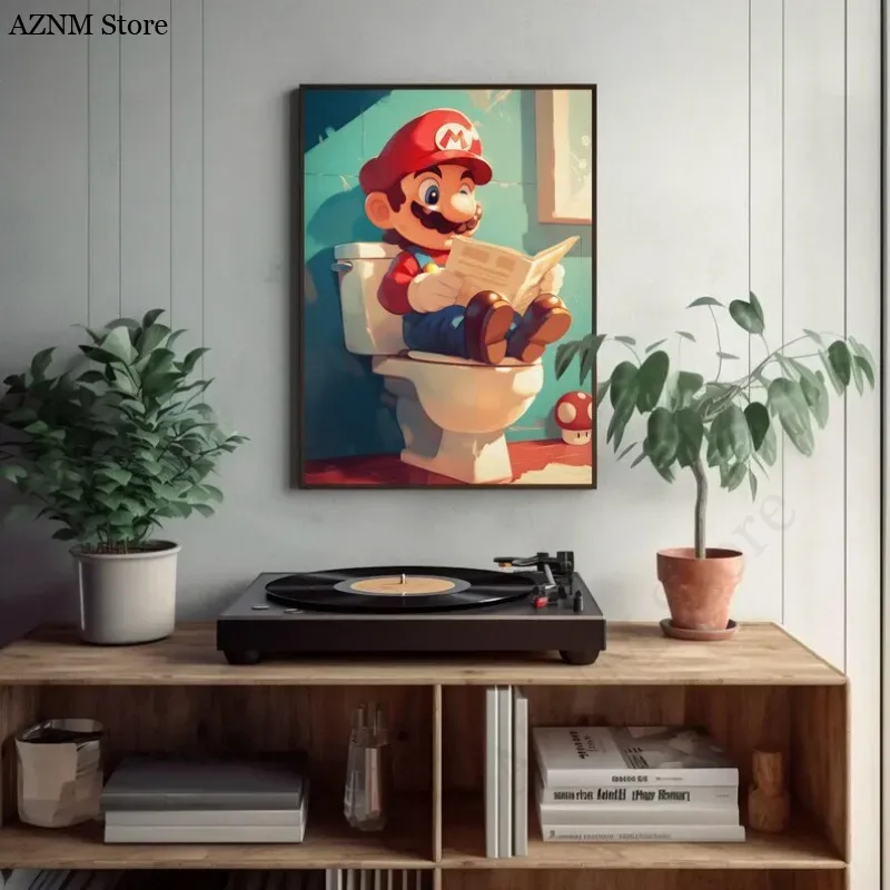 Lustiges Badezimmer-Cartoon-Vi – Home Improvement Kids Bewertung und Preis