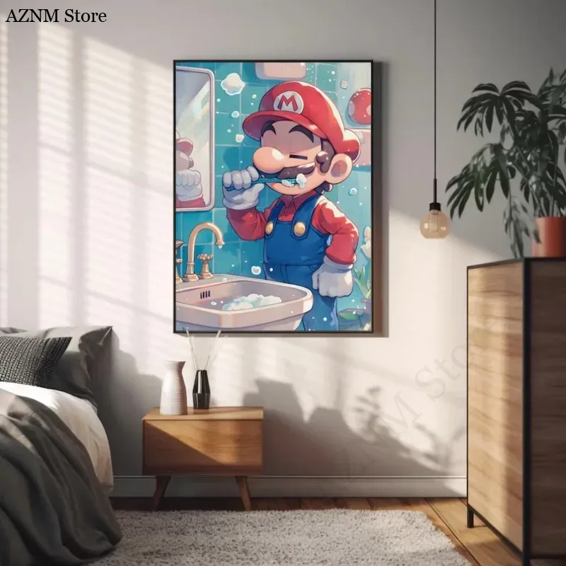 Lustiges Badezimmer-Cartoon-Vi – Home Improvement Kids Bewertung und Preis
