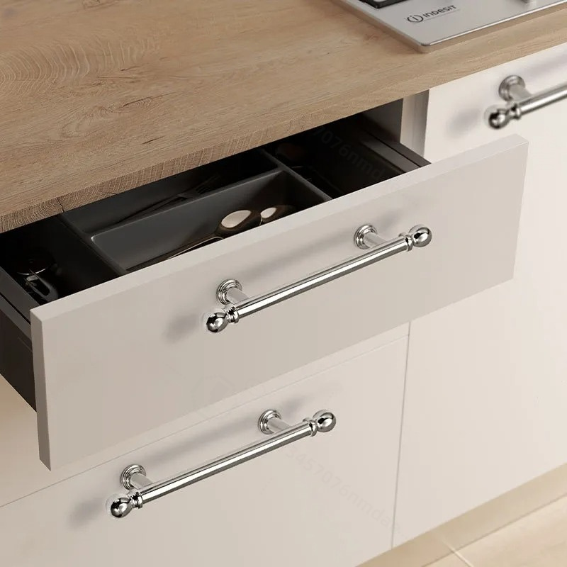 Französischer verchromter Schr – Cabinet Handle Pull Bewertung und Preis