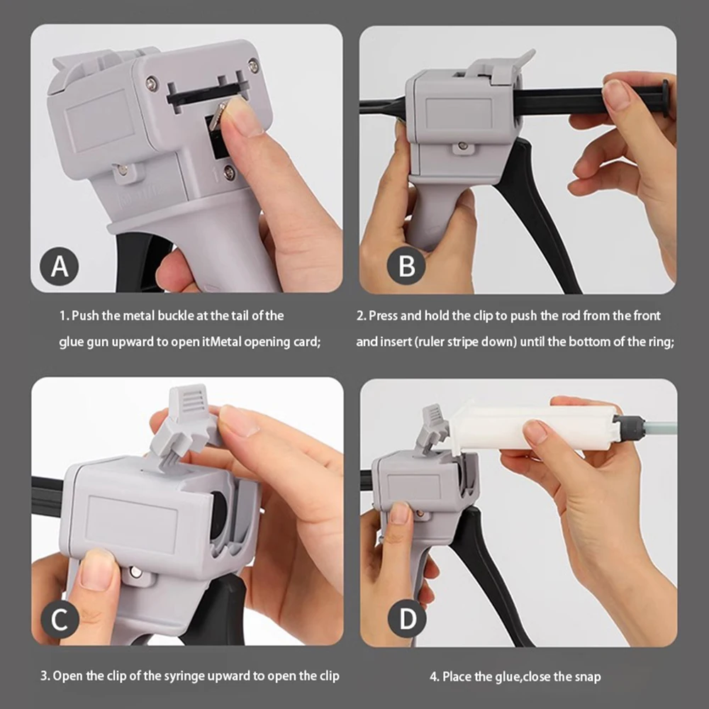 Manuelle 1:1 2:1 10:1 Klebstof – Caulking Gun Dispensing Bewertung und Preis