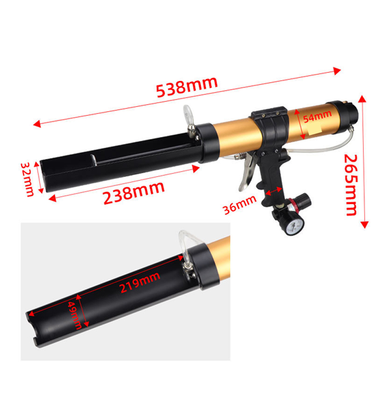 310 ml Fassungsvermögen, LUFTP – Caulking Gun Dispensing Bewertung und Preis
