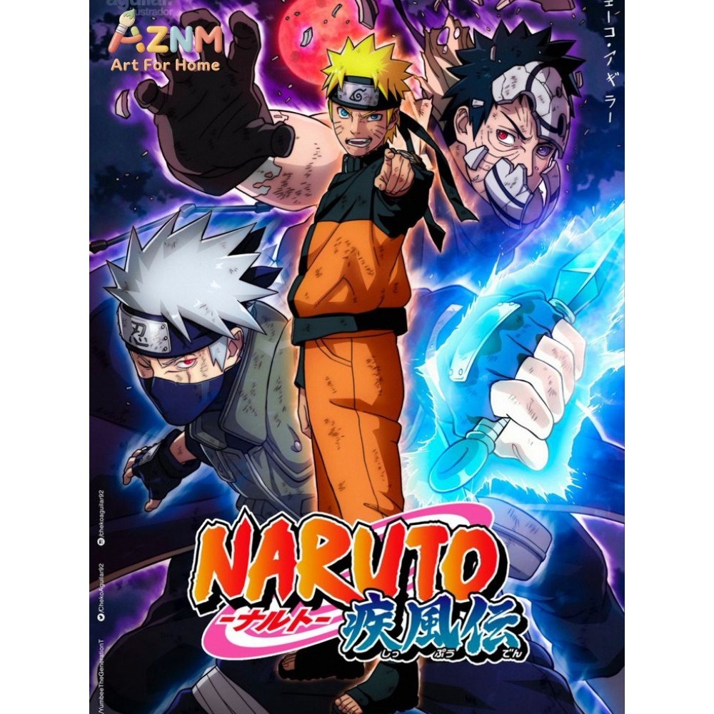 Rahmenloses 1-teiliges Naruto  – Home Improvement Kids Bewertung und Preis