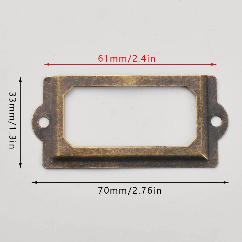 10 Stück 70 x 33 mm Metall-Eis – Cabinet Handle Pull Bewertung und Preis