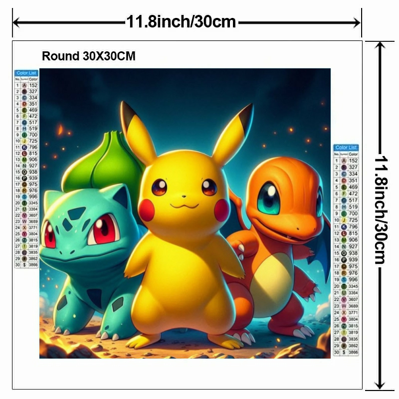 Cartoon Pokémon 5D DIY Diamant – Home Improvement Kids Bewertung und Preis
