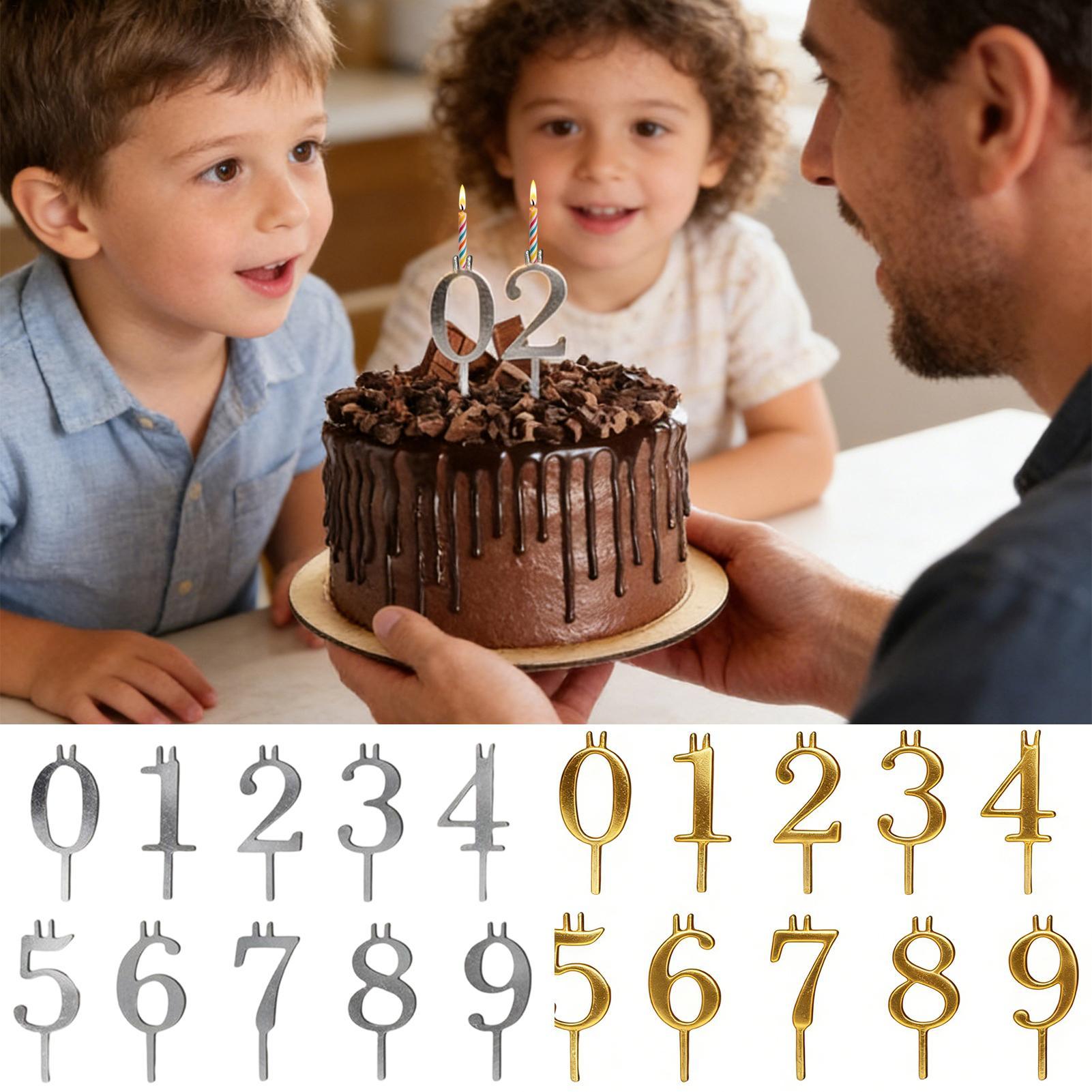 10 Stück 0-9 Zahlen-Kuchenaufs – Home Improvement House Bewertung und Preis
